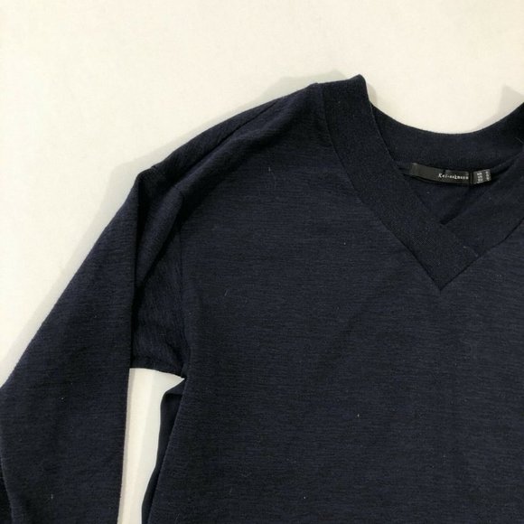 Kai-aakmann Sweater Women's S Blue V-neck Long-sleeved Reg Fit Size Small S - Picture 6 of 12